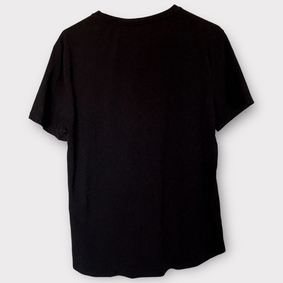 Rare Laverita Rhinestone Eiffel Tower Crew Shirt Graphic T-Shirt Black Large - Picture 4 of 4